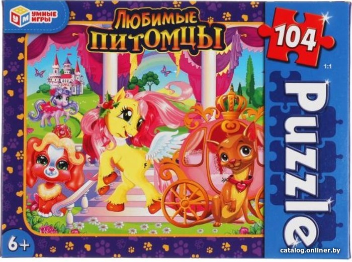 

Пазл Умные игры Любимые питомцы 4680107915269 (104 эл)