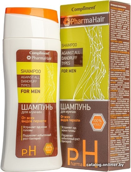 

Шампунь Compliment Pharma Hair для мужчин от всех видов перхоти 200 мл