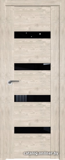 

Межкомнатная дверь ProfilDoors 2.81XN R 80x200 (каштан светлый, стекло черный триплекс)