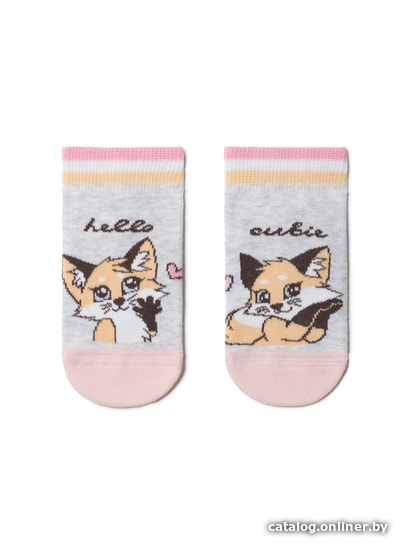 

Носки Conte-kids Веселые Ножки 17С-10СП (р. 14, светло-серый 467)