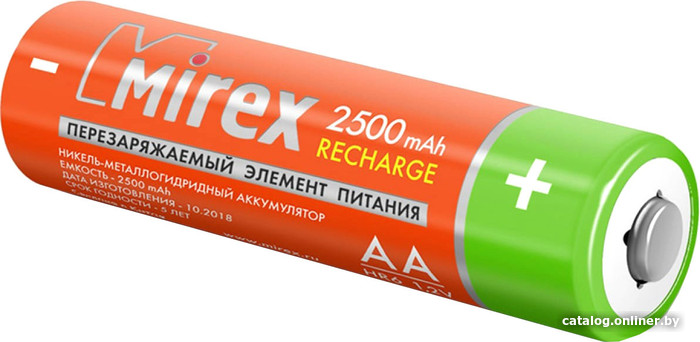 

Аккумулятор Mirex AA 2500mAh 1 шт HR6-25-E2