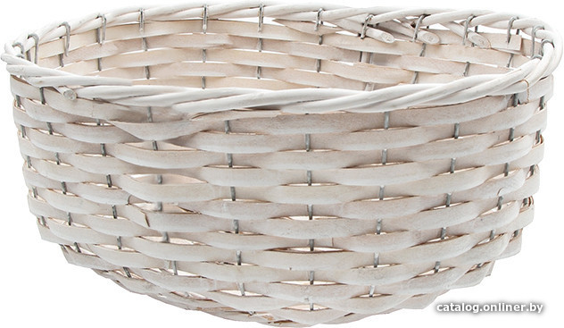 

Корзина Natural House Подарочная овальная ZX-05S 25×16×10 (белый)