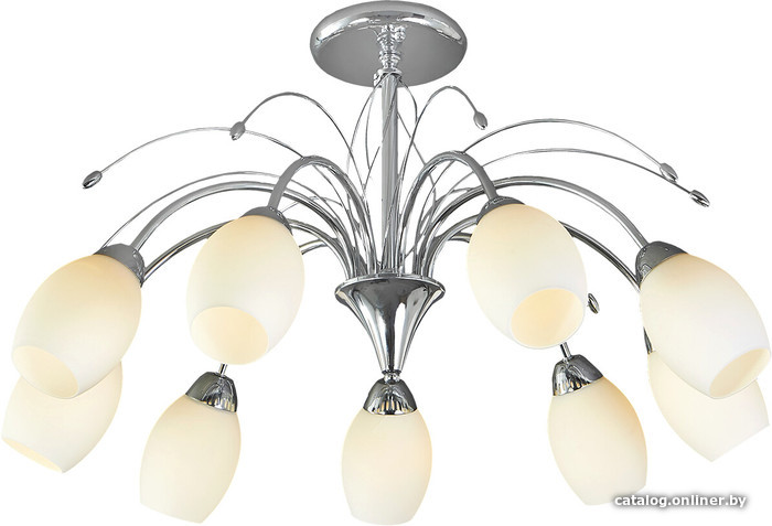 

Люстра средней высоты Escada Bell 1161/9P E27*60W Chrome/White