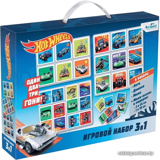 

Развивающая игра Origami Game Hot Wheels 3в1 05971