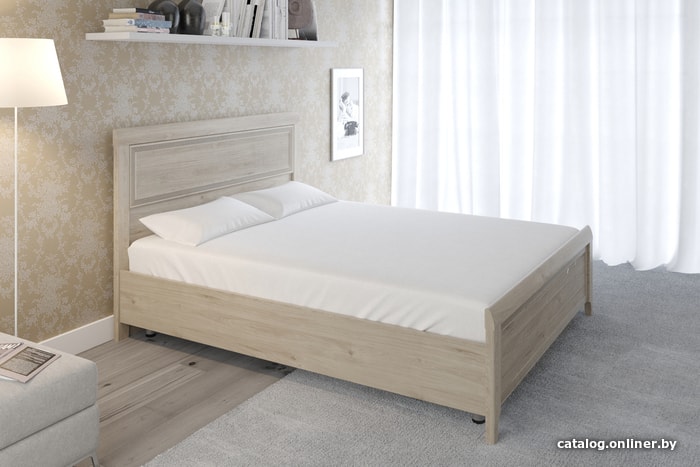 

Кровать Лером Карина КР-2024-ГС 180x200 (гикори джексон светлый)