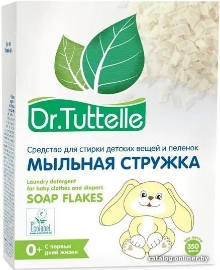 

Стиральный порошок Dr. Tuttelle мыльная стружка для детских вещей и пеленок 350 г