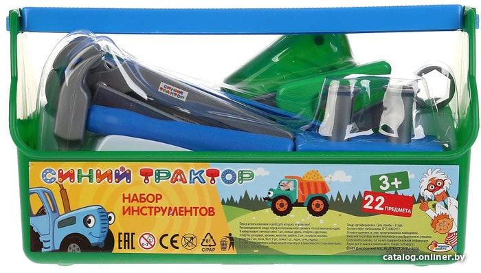

Набор инструментов игрушечных Играем вместе Синий Трактор B619659-R2