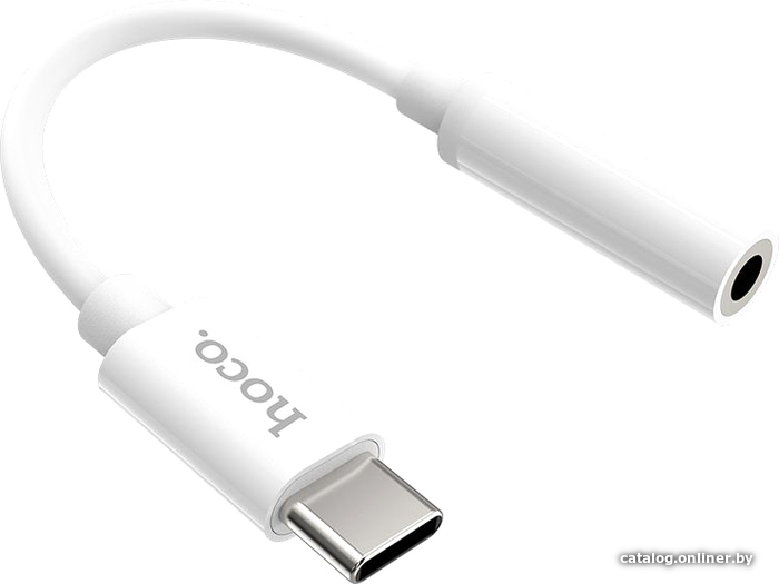 

Кабель Hoco LS30 USB Type-C - 3.5 Jack (белый)