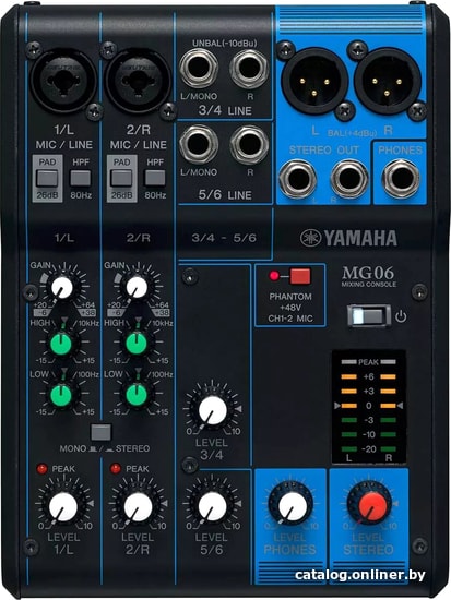

Микшерный пульт Yamaha MG-06