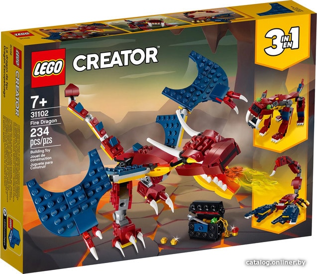 

Конструктор LEGO Creator 31102 Огненный дракон