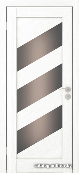 

Межкомнатная дверь IstokDoors Диагональ-2 ДЧ 60x200 (ясень белый/стекло бронза)