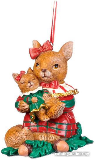 

Елочная игрушка Goodwill Xmas 2023 Белка-мама и дочь D 44051-2