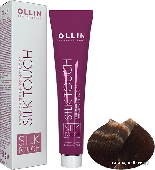 

Крем-краска для волос Ollin Professional Silk Touch 7/34 русый золотисто-медный