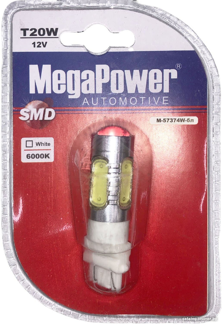 

Светодиодная лампа MegaPower T20W М-57374W-бл 1шт