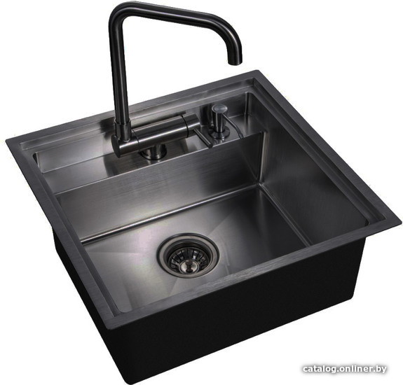 

Кухонная мойка ARFEKA AF 520*390 Black PVD Nano
