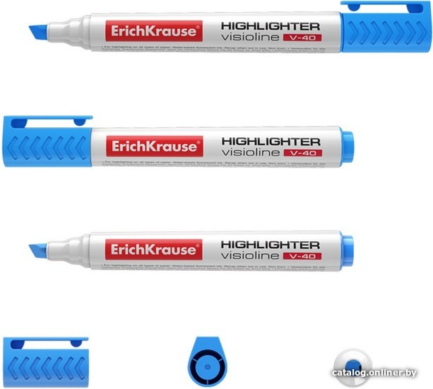 

Текстовыделитель Erich Krause Visioline V-40 30978 (голубой)