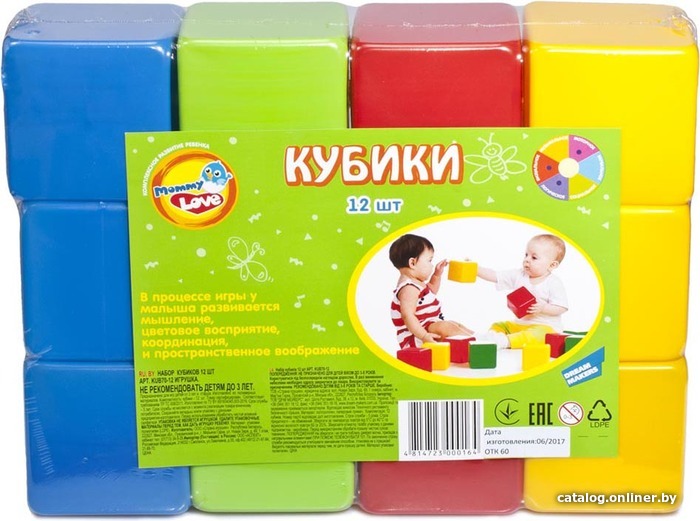 

Кубики Mommy Love KUB70-12