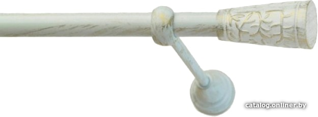 

Карниз для штор Lm Decor Византия (белое золото, гладкая, 2м 25мм, 1 ряд)