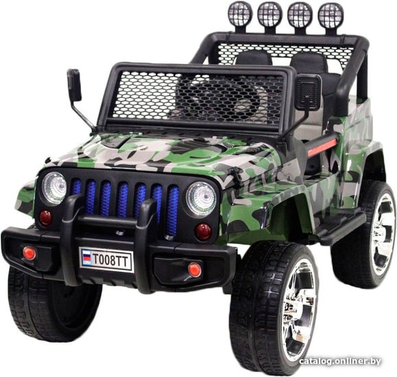 

Электромобиль RiverToys Jeep T008TT (камуфляжный)