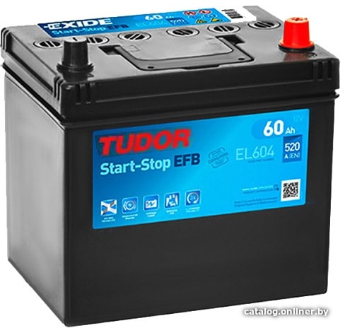 

Автомобильный аккумулятор Tudor Start-Stop EFB TL604 (60 А·ч)