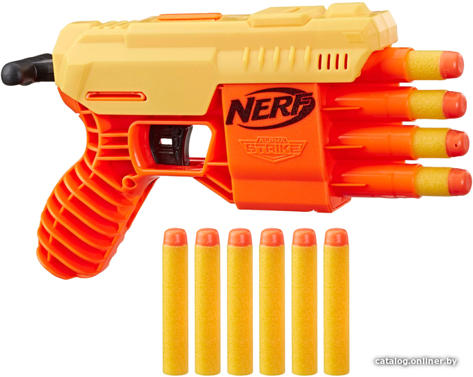 

Бластер игрушечный Nerf Альфа Страйк Фанг QS 4 E6973