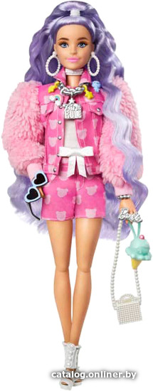 

Кукла Barbie Экстра Милли с сиреневыми волосами GXF08