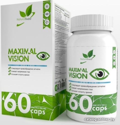 

Витамины, минералы NaturalSupp Изо+ (Maximal vision), 60 капс.