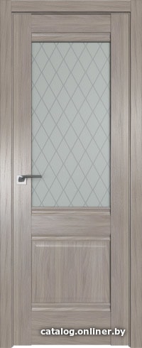 

Межкомнатная дверь ProfilDoors 2X 60x200 (орех пекан/стекло ромб)