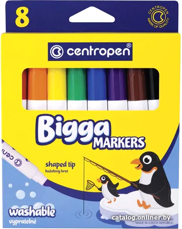 

Фломастеры Centropen Bigga Markers 7650 0801 (8 цв)