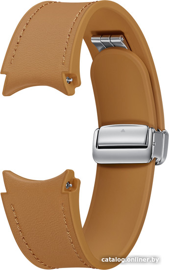 

Ремешок Samsung D-Buckle Hybrid Eco-Leather для Samsung Galaxy Watch6 (M/L, коричневый)