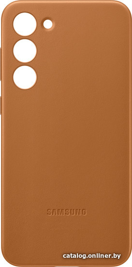 

Чехол для телефона Samsung Leather Case S23+ (песочно-бежевый)