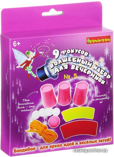 

Настольная игра Bondibon 9 фокусов для вечеринки №5 ВВ2118