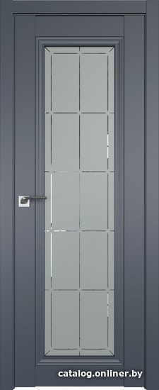 

Межкомнатная дверь ProfilDoors 2.101U 70x200 (антрацит, стекло гравировка 10)
