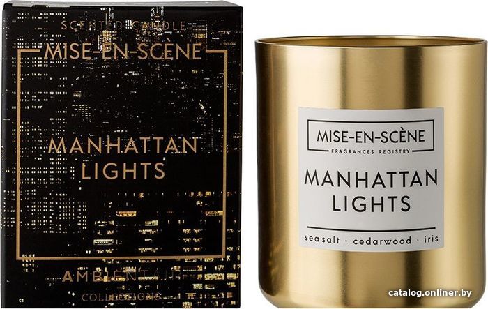 

Ароматизированая свеча Ambientair Mise En Scene Manhattan Lights VV050AQMS