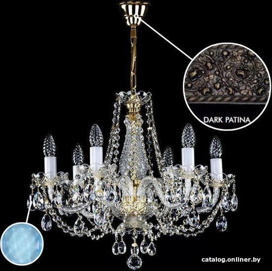 

Подвесная люстра ArtGlass Radka Vi. Full Cut R14 Dark Patina - 6006