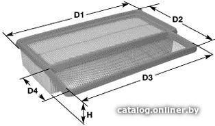 

Воздушный фильтр Clean filters MA3159