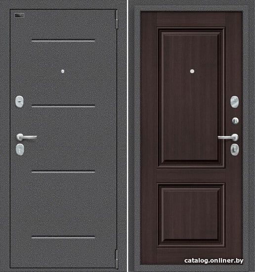 

Металлическая дверь el'Porta Porta S 104.К32 (Антик Серебро/Wenge Veralinga)