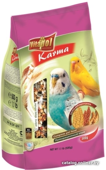 

Корм для птиц Vitapol Karma для неразлучников 500 гр