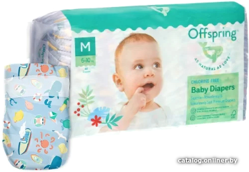 

Подгузники Offspring M 6-10 кг Сидней (42 шт)