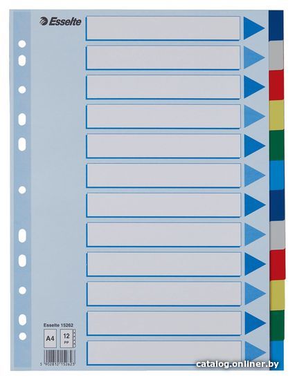 

Разделитель документов Esselte 15262 (полупрозрачный)