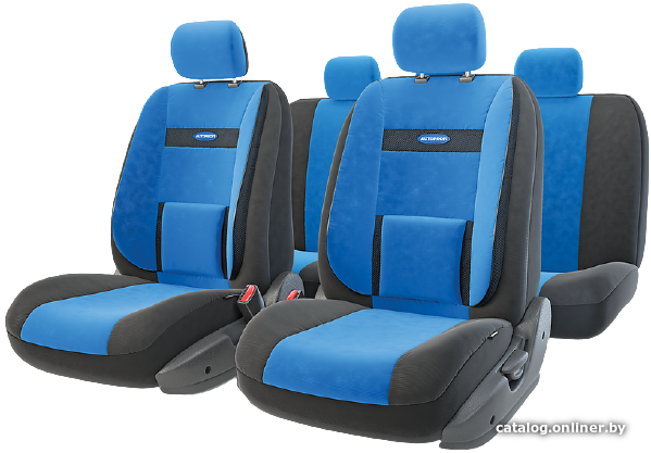 

Комплект чехлов для сидений Autoprofi Comfort COM-1105 (черный/синий)