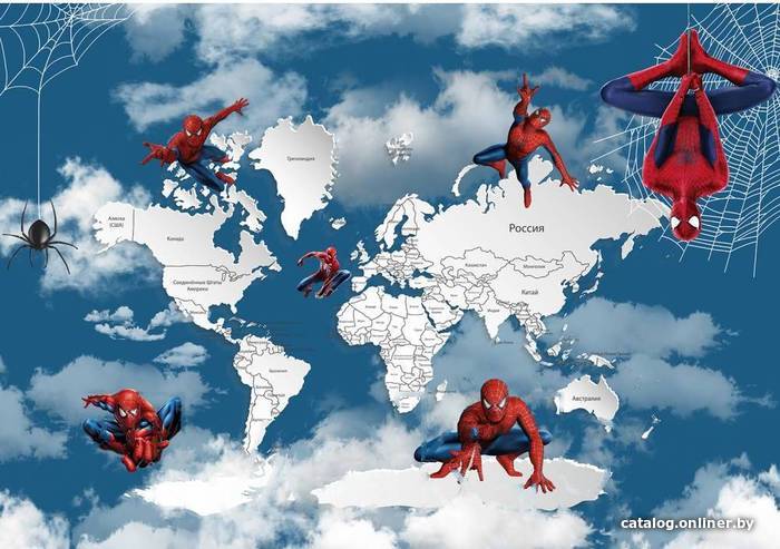 

Фотообои Citydecor Superhero Spiderman 4 с защитным покрытием 200x140