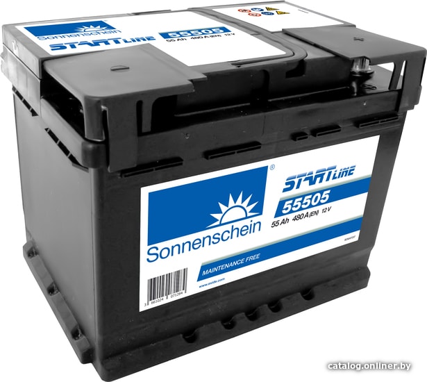 

Автомобильный аккумулятор Sonnenschein StartLine 55505 (55 А·ч)