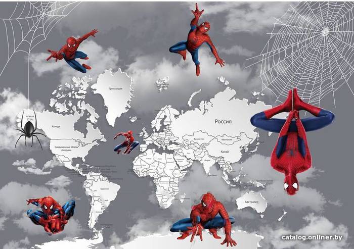 

Фотообои Citydecor Superhero Spiderman 1 с защитным покрытием 200x140