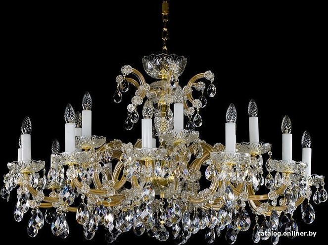 

Подвесная люстра ArtGlass Maria Terezia 17 Vachtle Nickel Ce