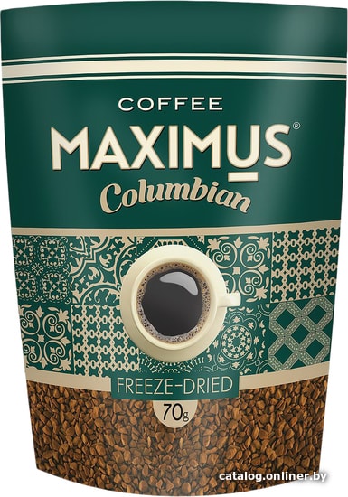

Кофе Maximus Columbian растворимый 70 г