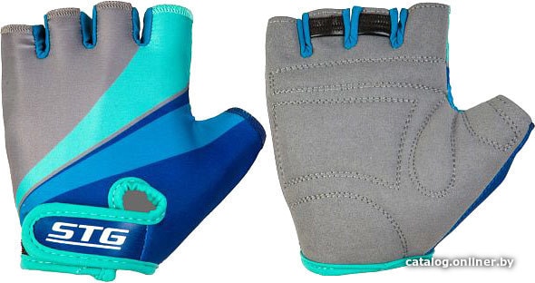 

Перчатки STG Х87908 XS (серый/синий/бирюзовый)