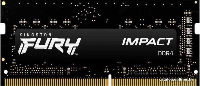 

Оперативная память Kingston FURY Impact 8GB DDR4 SODIMM PC4-23400 KF429S17IB/8