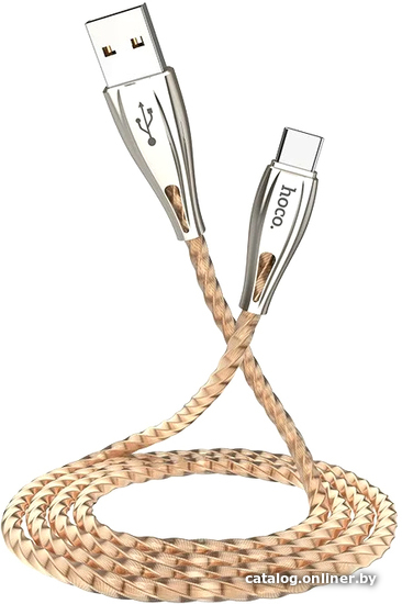 

Кабель Hoco U56 USB Type-A USB Type-C (1.2 м, золото)