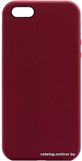 

Чехол для телефона EXPERTS Silicone Case для Apple iPhone 6 (марсала)